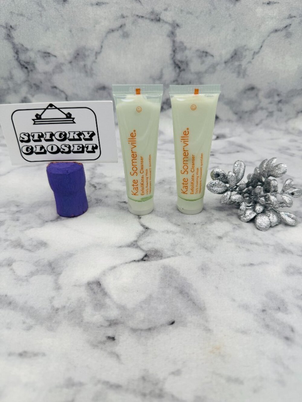 Kate Somerville Skincare Set-ExfoliKate Cleanser Daily Foaming Wash,30ml-2pc-NEW